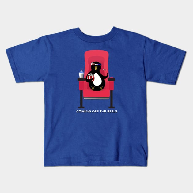 Knickerbocker at the movies! Kids T-Shirt by ComingOffTheReels